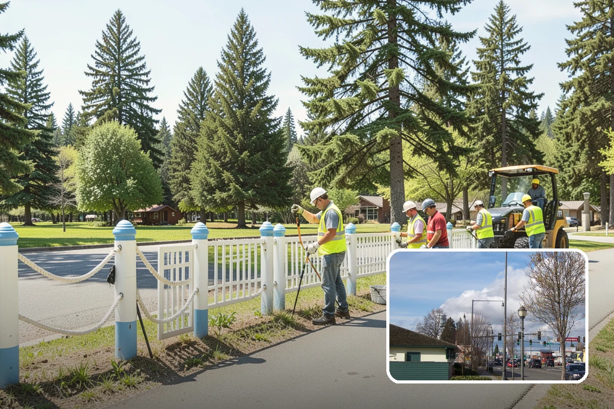 Recycling Station Installation in Marysville, Snohomish County, WA - Advances measurable diversion and sustainability goals