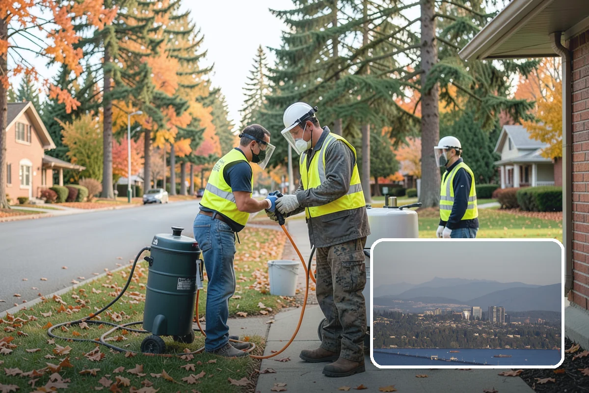 Recycling Station Installation in Medina, King County, WA - Advances measurable diversion and sustainability goals