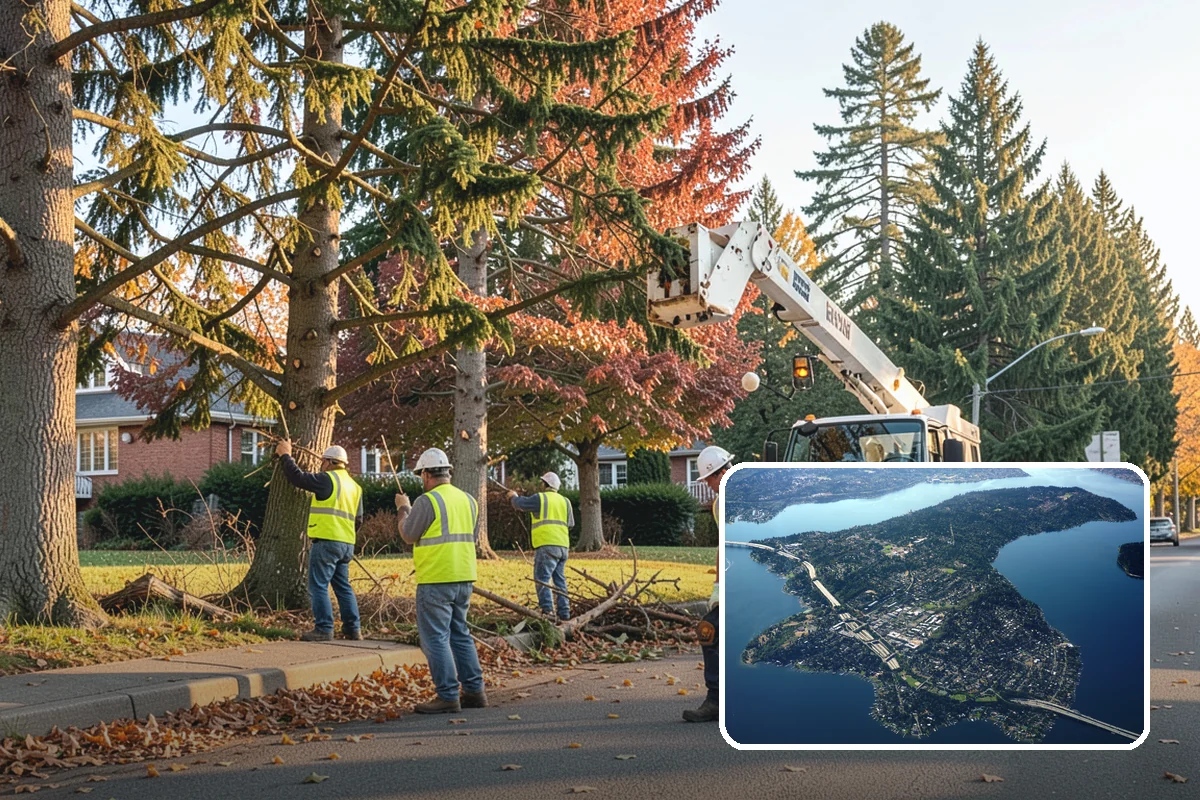 Recycling Station Installation in Mercer Island, King County, WA - Advances measurable diversion and sustainability goals