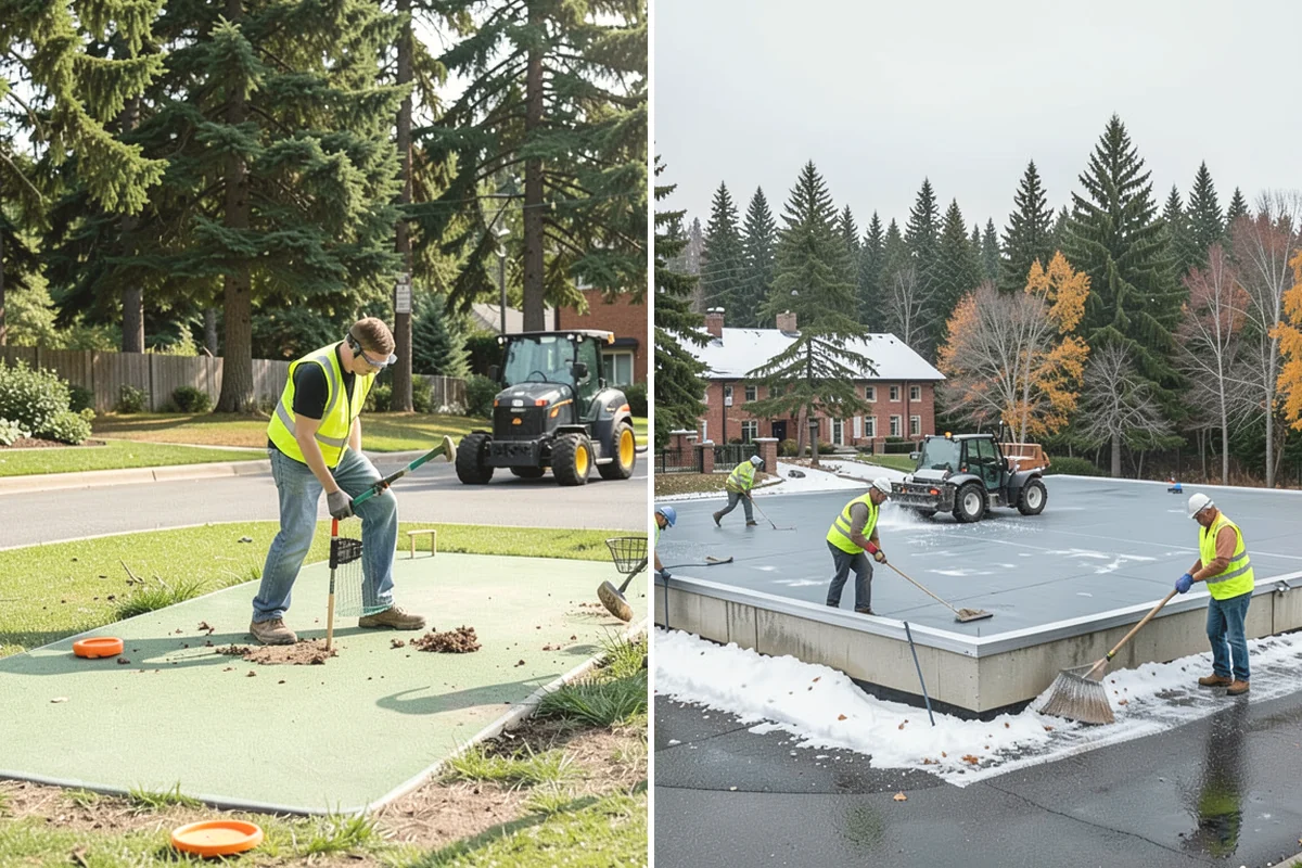 Recycling Station Installation in Mercer Island, King County, WA - Confirm stream configuration with your hauler and staff