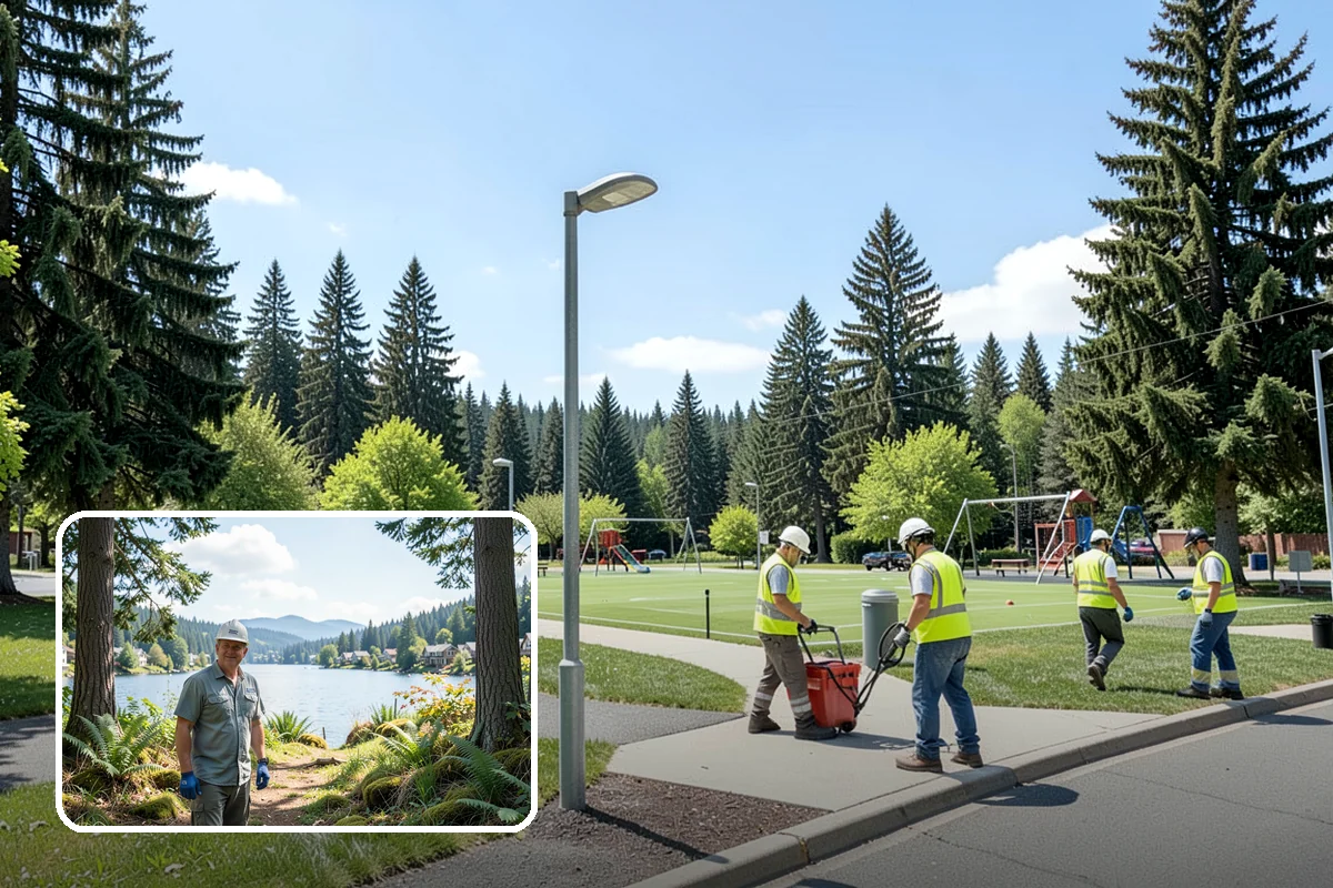 Recycling Station Installation in Milton, King County, WA - Advances measurable diversion and sustainability goals
