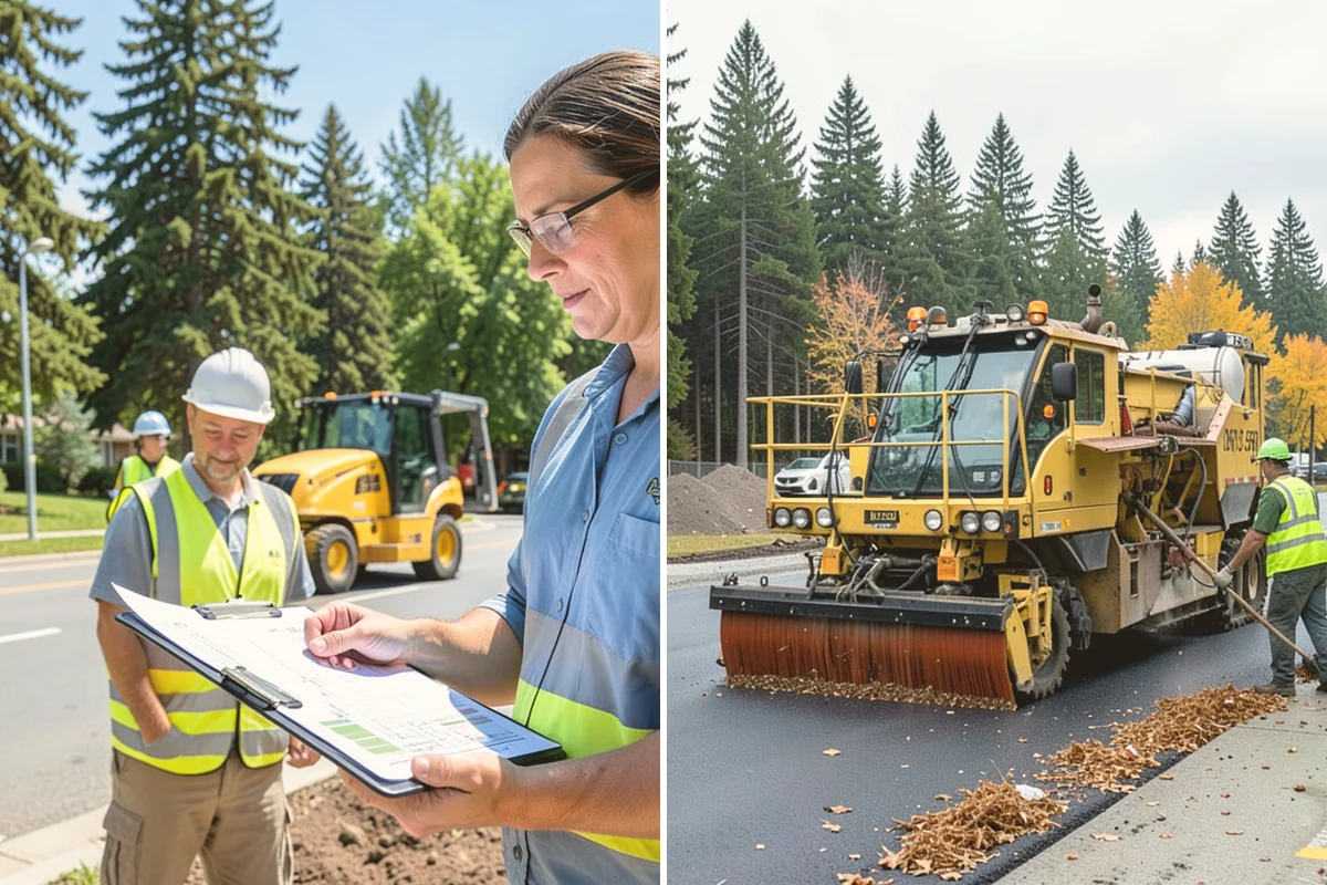 Recycling Station Installation in Newcastle, King County, WA - Confirm stream configuration with your hauler and staff