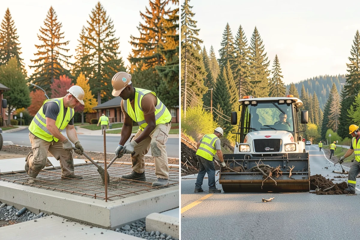Recycling Station Installation in North Bend, King County, WA - Confirm stream configuration with your hauler and staff