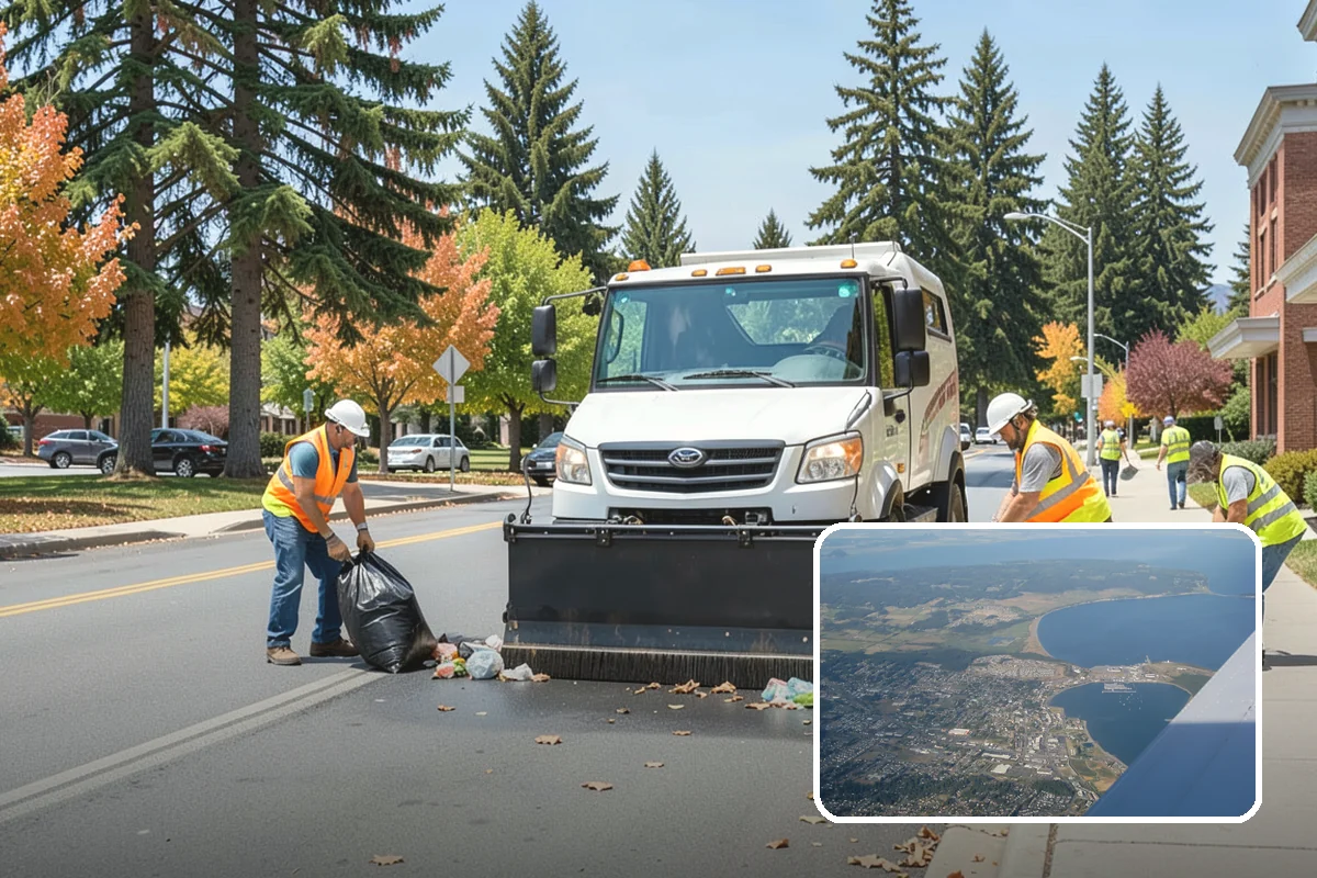 Recycling Station Installation in Oak Harbor, Island County, WA - Advances measurable diversion and sustainability goals