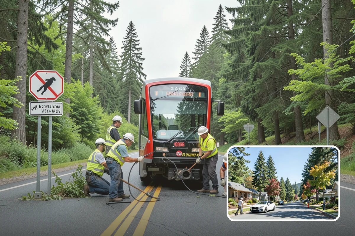 Recycling Station Installation in Orting, Pierce County, WA - Advances measurable diversion and sustainability goals