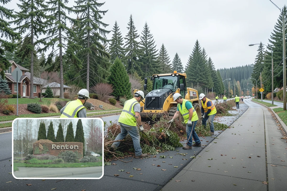 Recycling Station Installation in Renton, King County, WA - Advances measurable diversion and sustainability goals