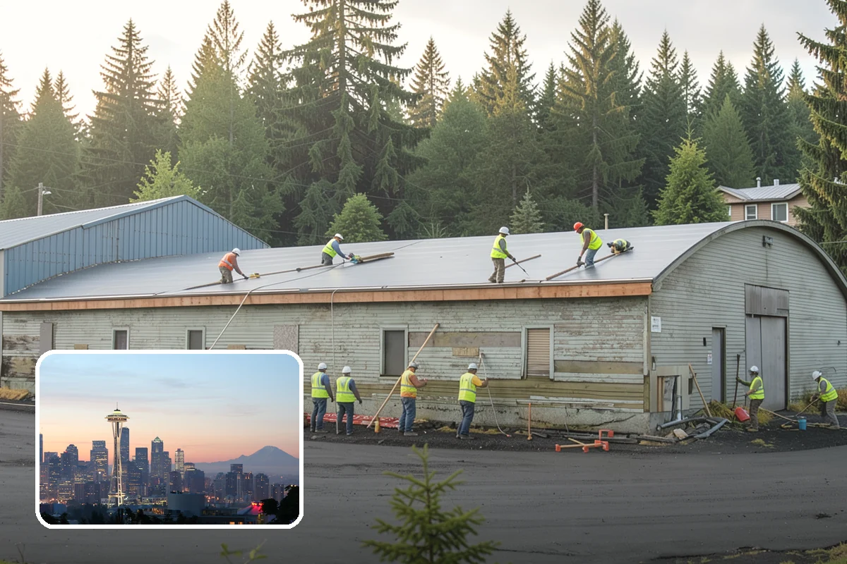 Recycling Station Installation in Seattle, King County, WA - Advances measurable diversion and sustainability goals