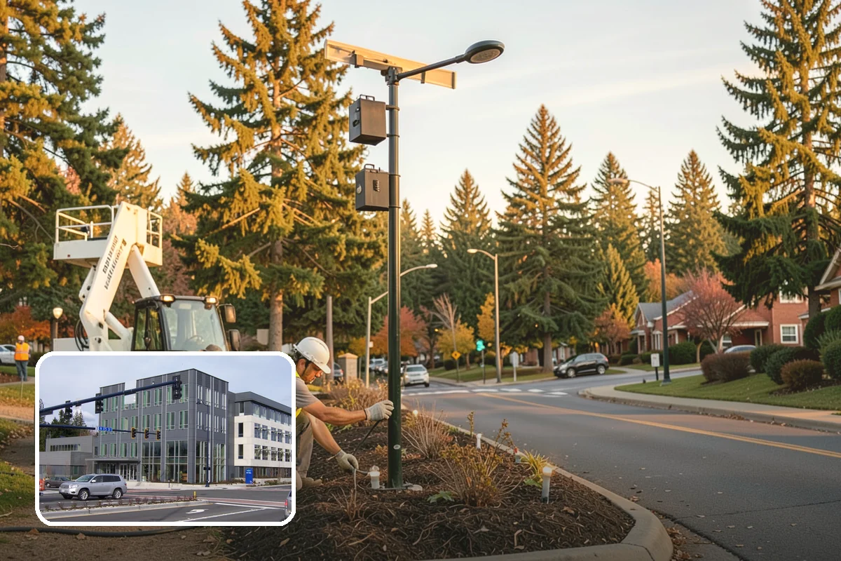 Recycling Station Installation in Shoreline, King County, WA - Advances measurable diversion and sustainability goals