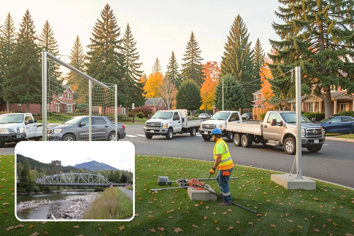 Recycling Station Installation in Skykomish, King County, WA - Advances measurable diversion and sustainability goals
