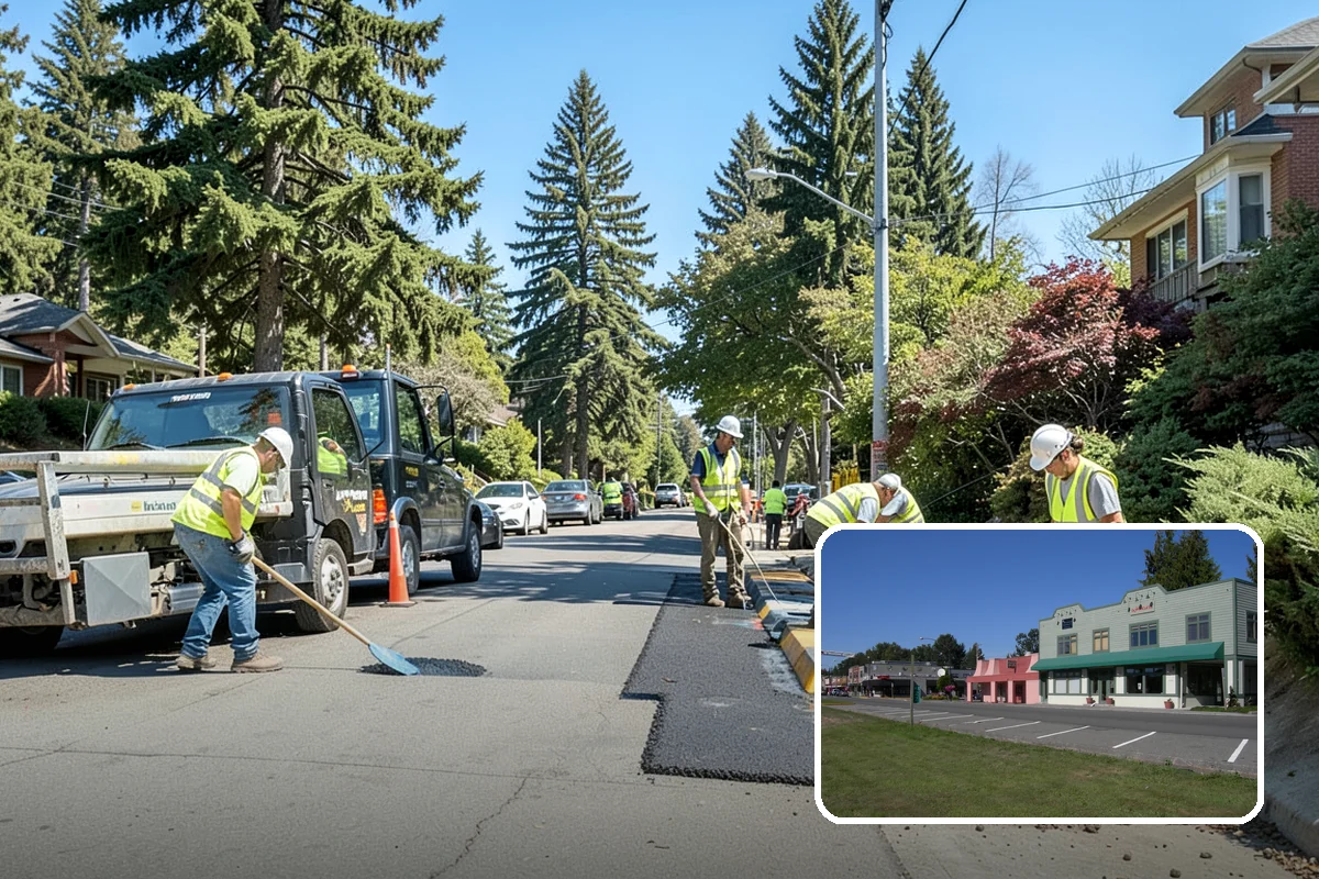 Recycling Station Installation in Snoqualmie, King County, WA - Advances measurable diversion and sustainability goals