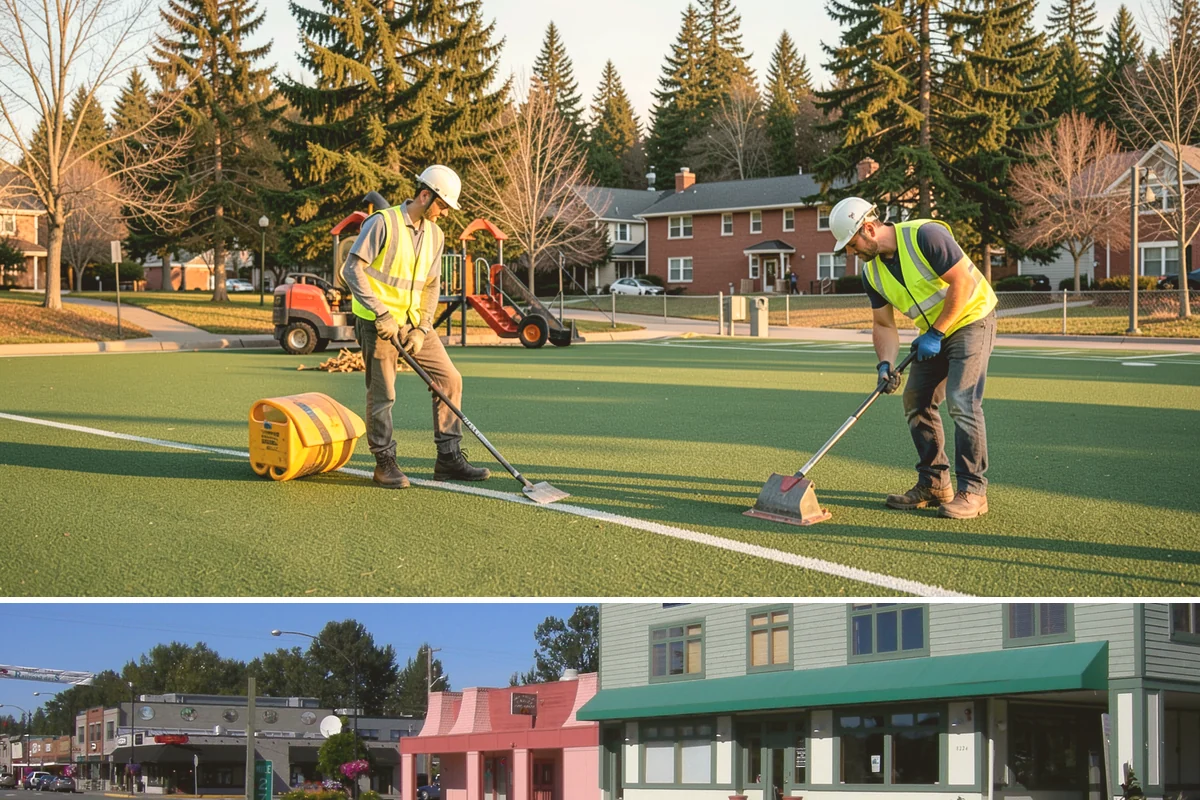 Recycling Station Installation in Snoqualmie, King County, WA - Stations are installed year-round, with rollouts often timed to coincide with new diversion programs or the high-traffic summer...