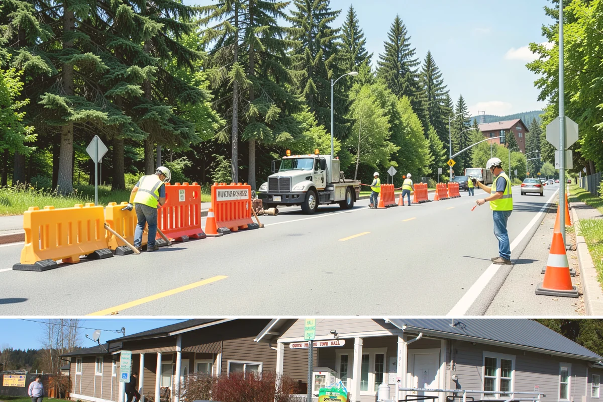 Recycling Station Installation in South Prairie, Pierce County, WA - Stations are installed year-round, with rollouts often timed to coincide with new diversion programs or the high-traffic summer...