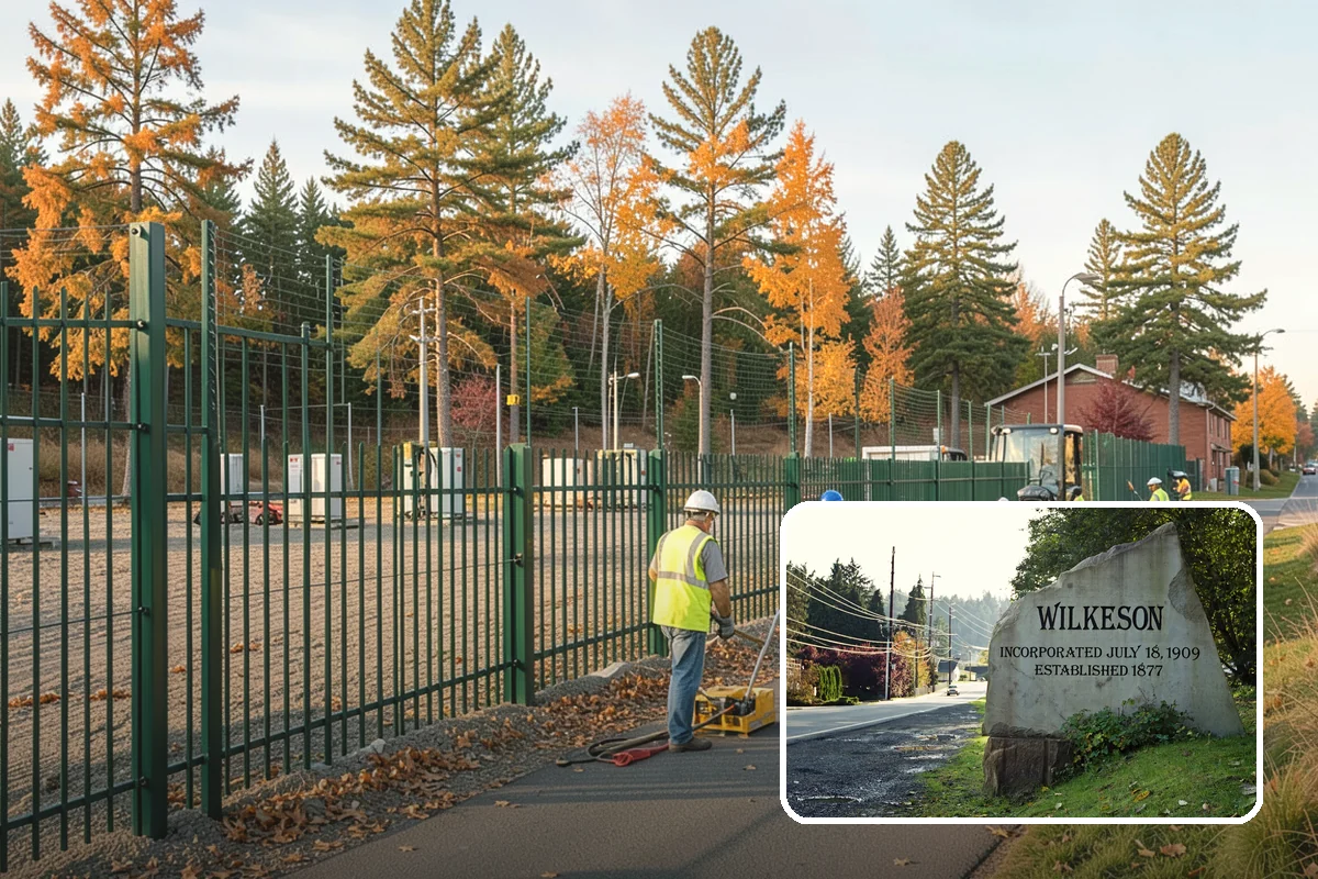 Recycling Station Installation in Wilkeson, Pierce County, WA - Advances measurable diversion and sustainability goals
