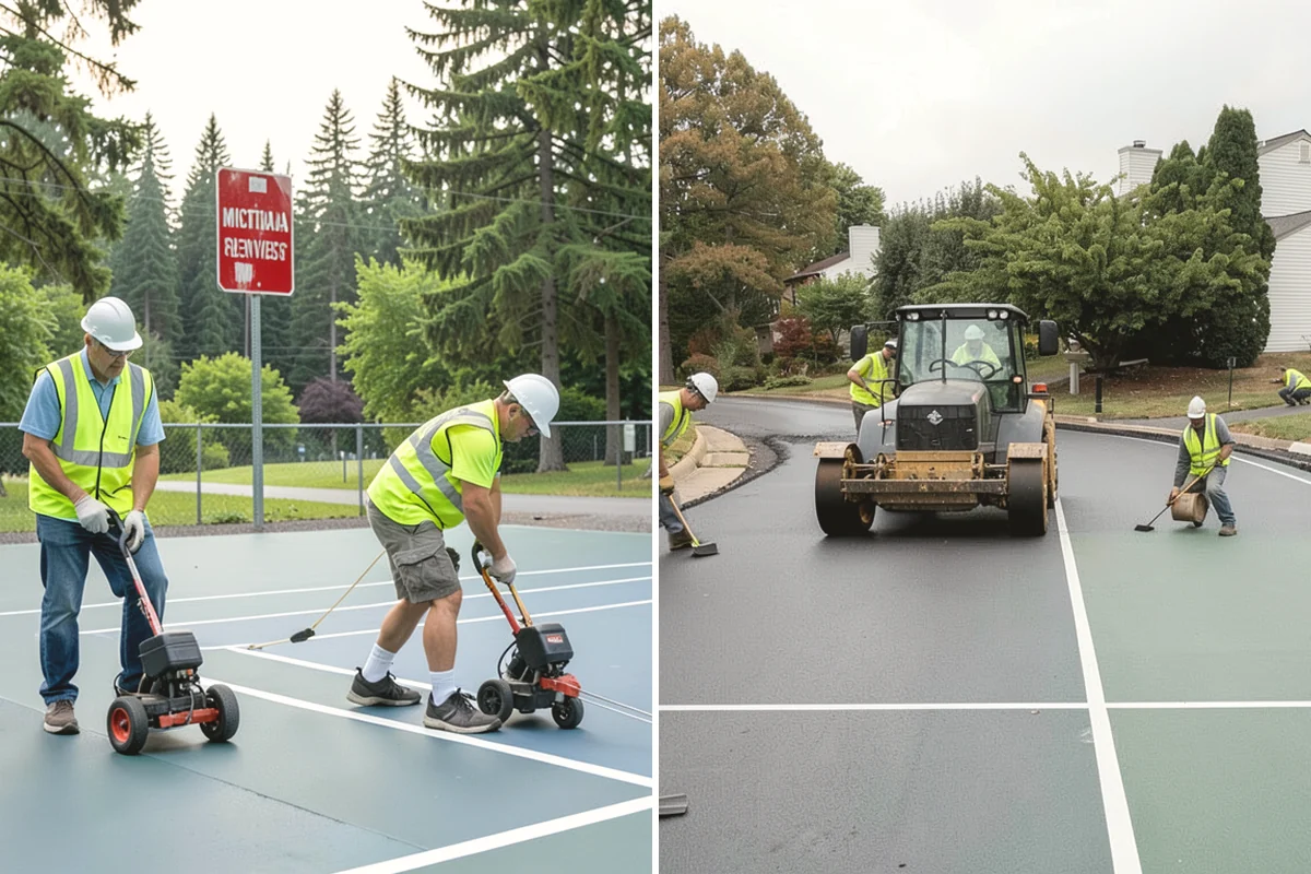 Recycling Station Installation in Yarrow Point, King County, WA - Confirm stream configuration with your hauler and staff