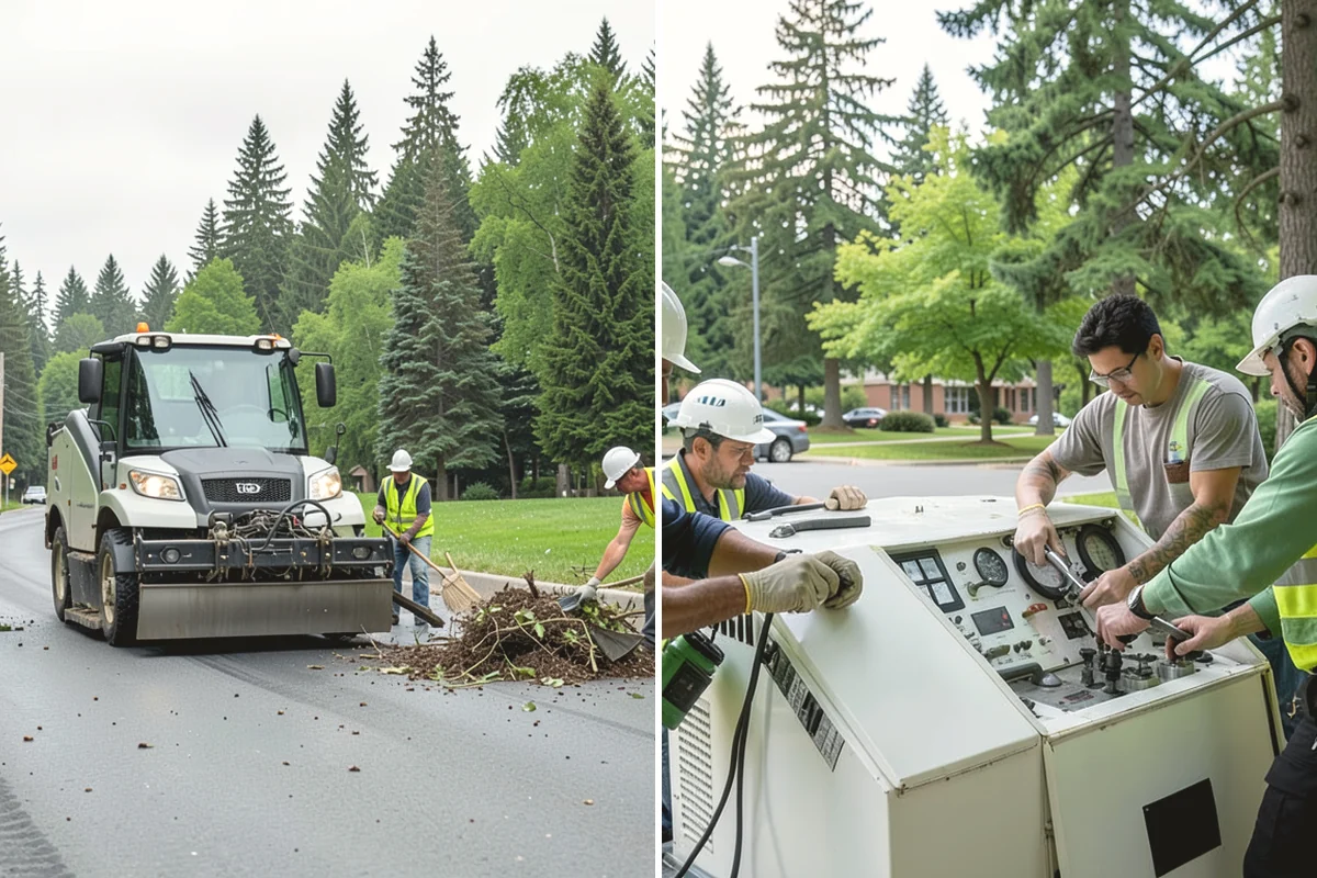 Reflective Marker Installation in Anacortes, Skagit County, WA - Lay out marker locations and spacing