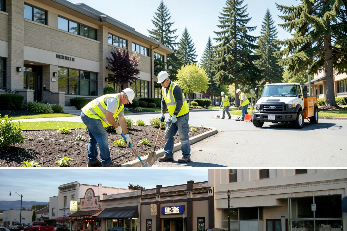Reflective Marker Installation in Burlington, Skagit County, WA - Dry summer conditions are needed for reliable adhesive bonding before the wet season arrives.
