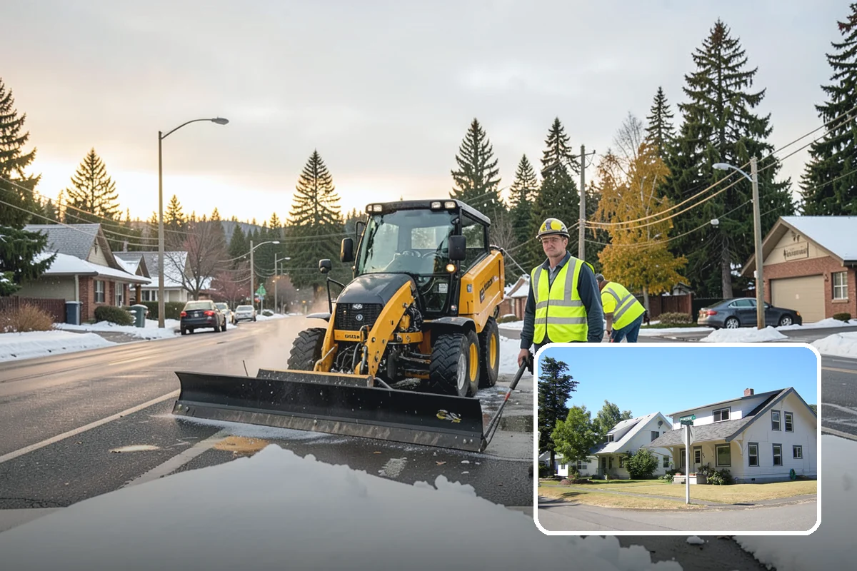 Reflective Marker Installation in DuPont, Pierce County, WA - Improved wet-night lane delineation
