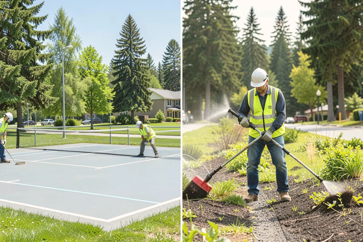 Reflective Marker Installation in Edmonds, Snohomish County, WA - Lay out marker locations and spacing