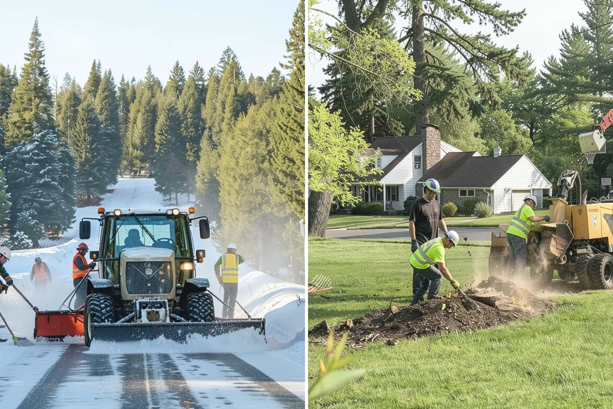 Reflective Marker Installation in Granite Falls, Snohomish County, WA - Lay out marker locations and spacing