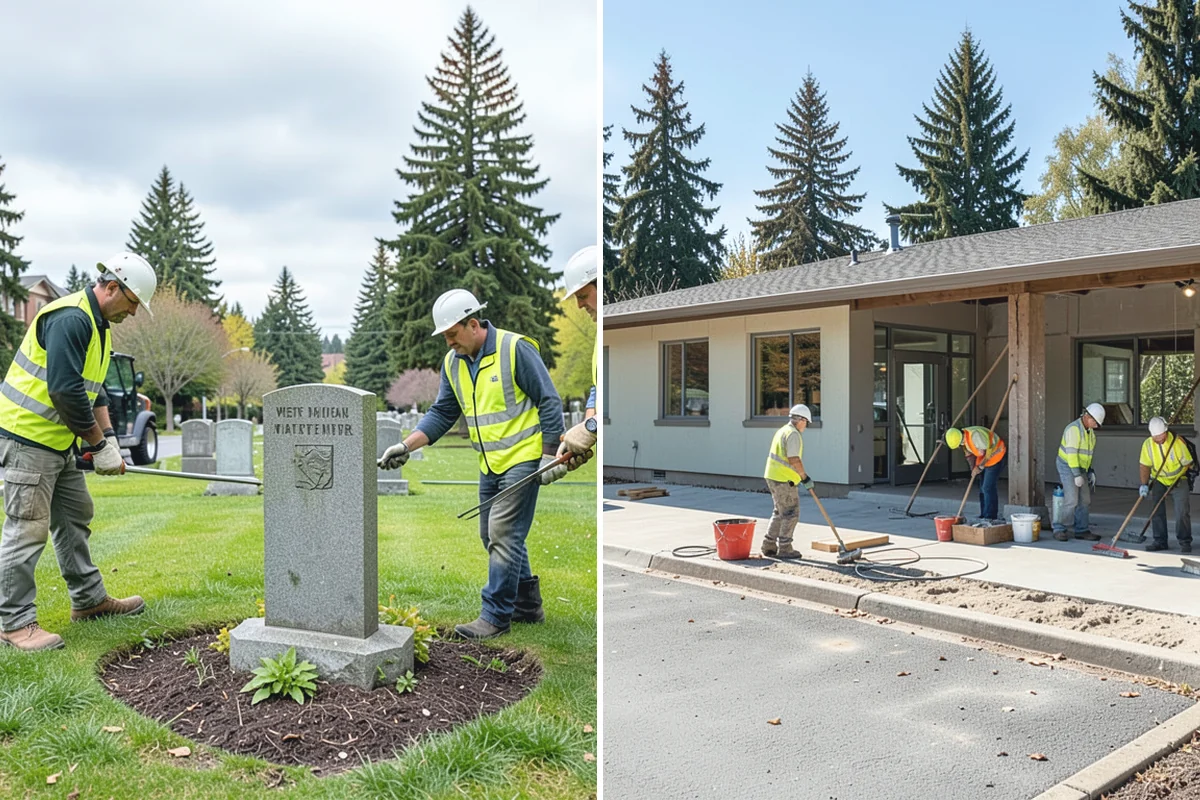 Reflective Marker Installation in Hamilton, Skagit County, WA - Lay out marker locations and spacing