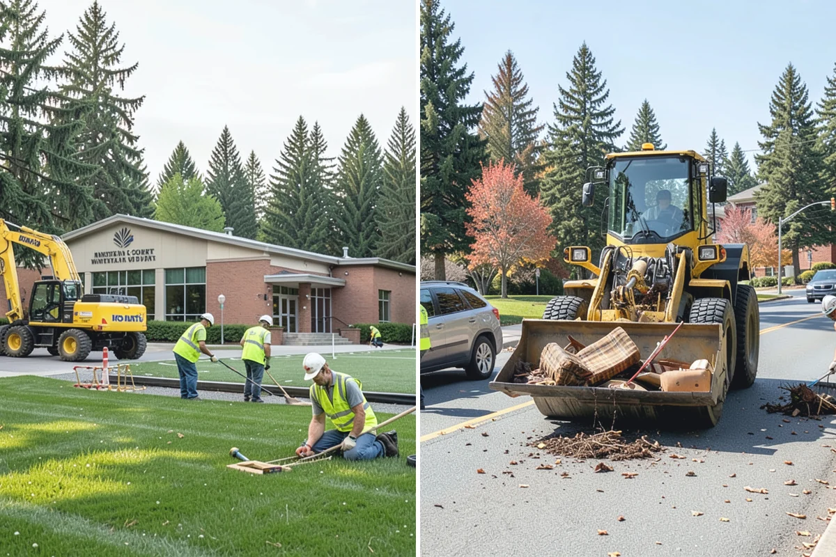 Reflective Marker Installation in Medina, King County, WA - Lay out marker locations and spacing