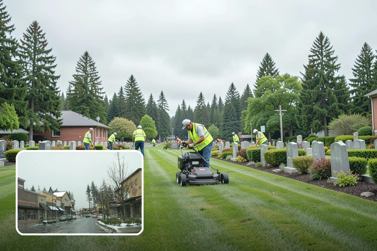 Reflective Marker Installation in Mill Creek, Snohomish County, WA - Improved wet-night lane delineation