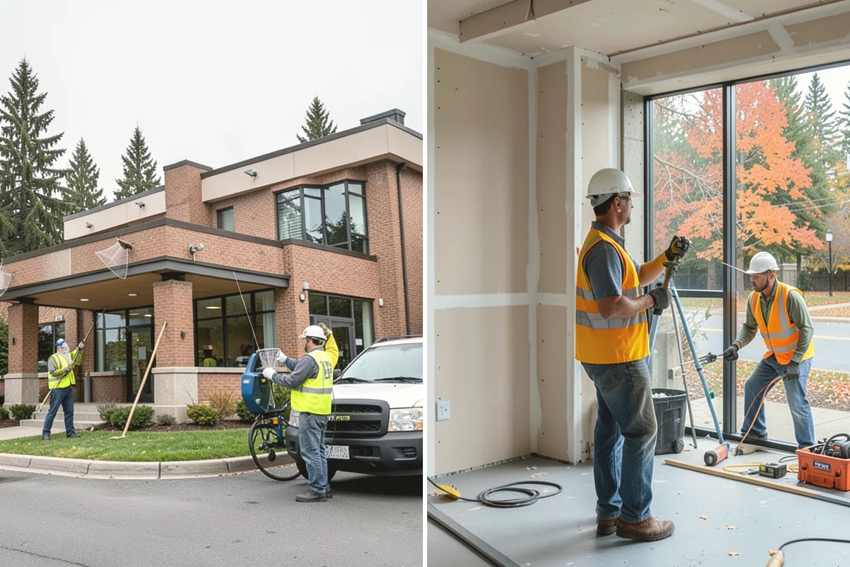 Reflective Marker Installation in Mountlake Terrace, Snohomish County, WA - Lay out marker locations and spacing