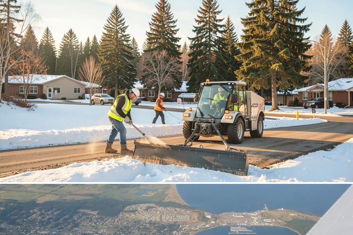 Reflective Marker Installation in Oak Harbor, Island County, WA - Dry summer conditions are needed for reliable adhesive bonding before the wet season arrives.