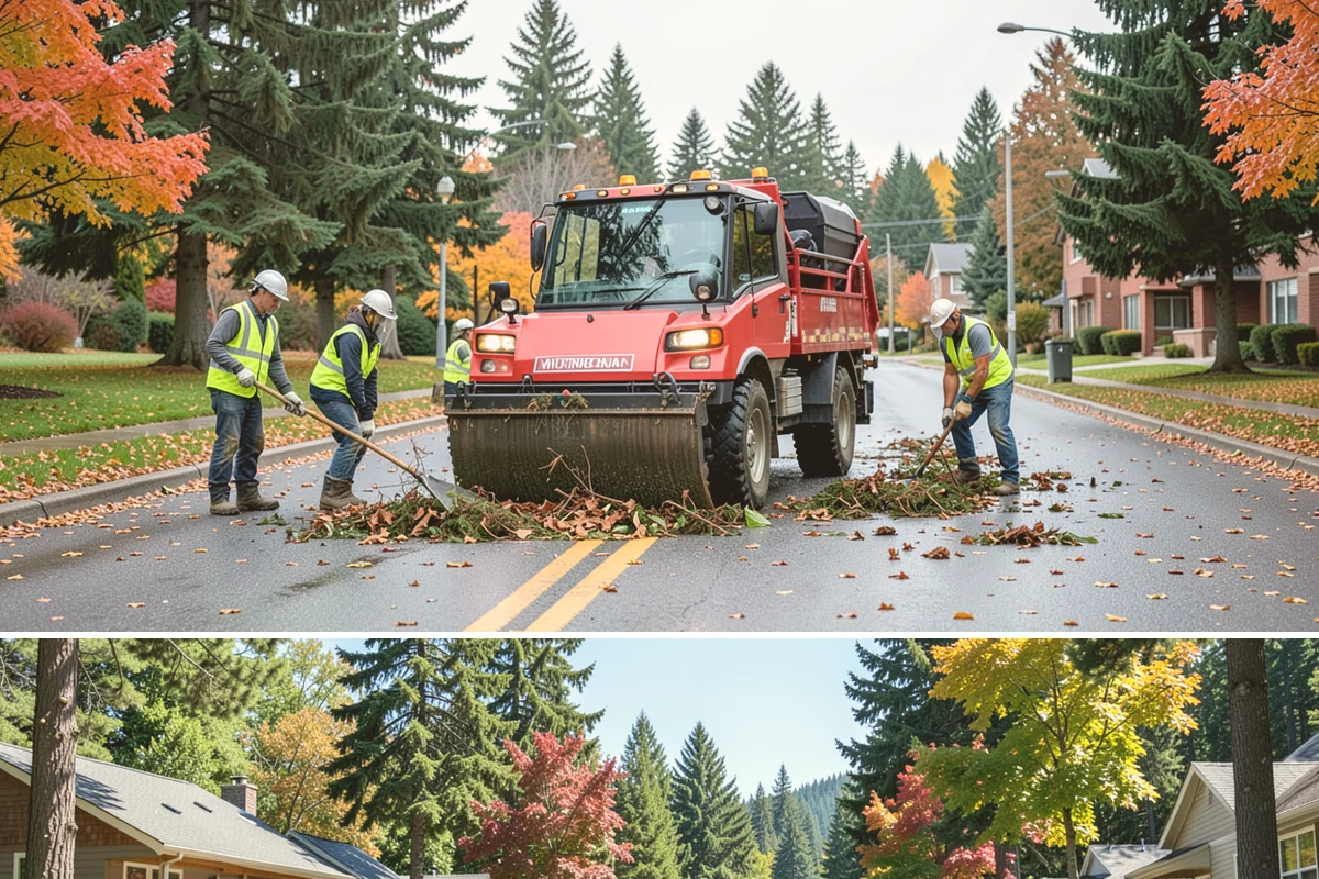 Reflective Marker Installation in Orting, Pierce County, WA - Dry summer conditions are needed for reliable adhesive bonding before the wet season arrives.