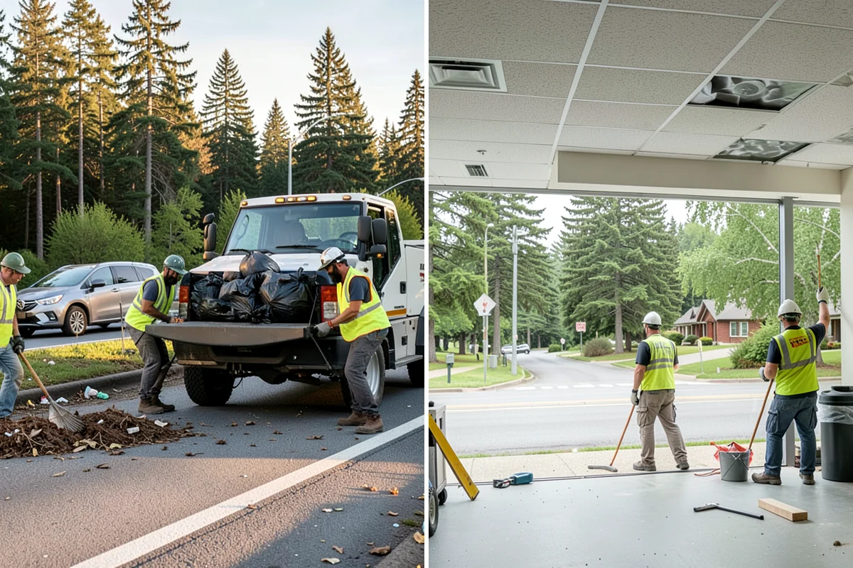 Reflective Marker Installation in Sedro-Woolley, Skagit County, WA - Lay out marker locations and spacing