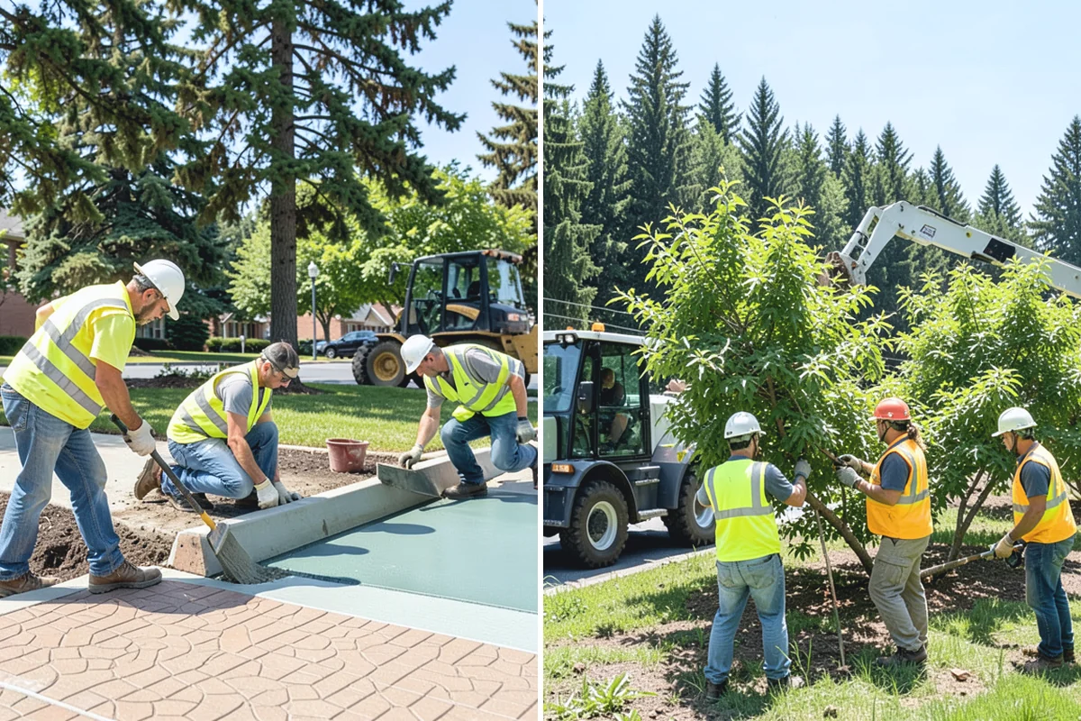 Reflective Marker Installation in Skykomish, King County, WA - Lay out marker locations and spacing