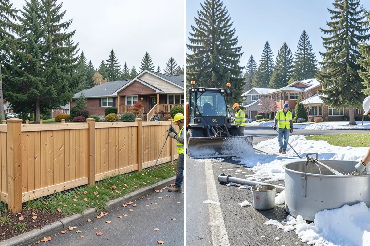 Reflective Marker Installation in Sumner, Pierce County, WA - Lay out marker locations and spacing