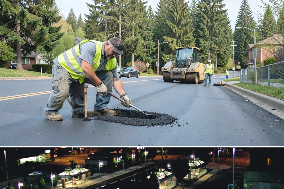Regulatory Signs in Auburn, King County, WA - Regulatory installs proceed in all seasons, though drier months ease footing work and reduce traffic-control complications on...