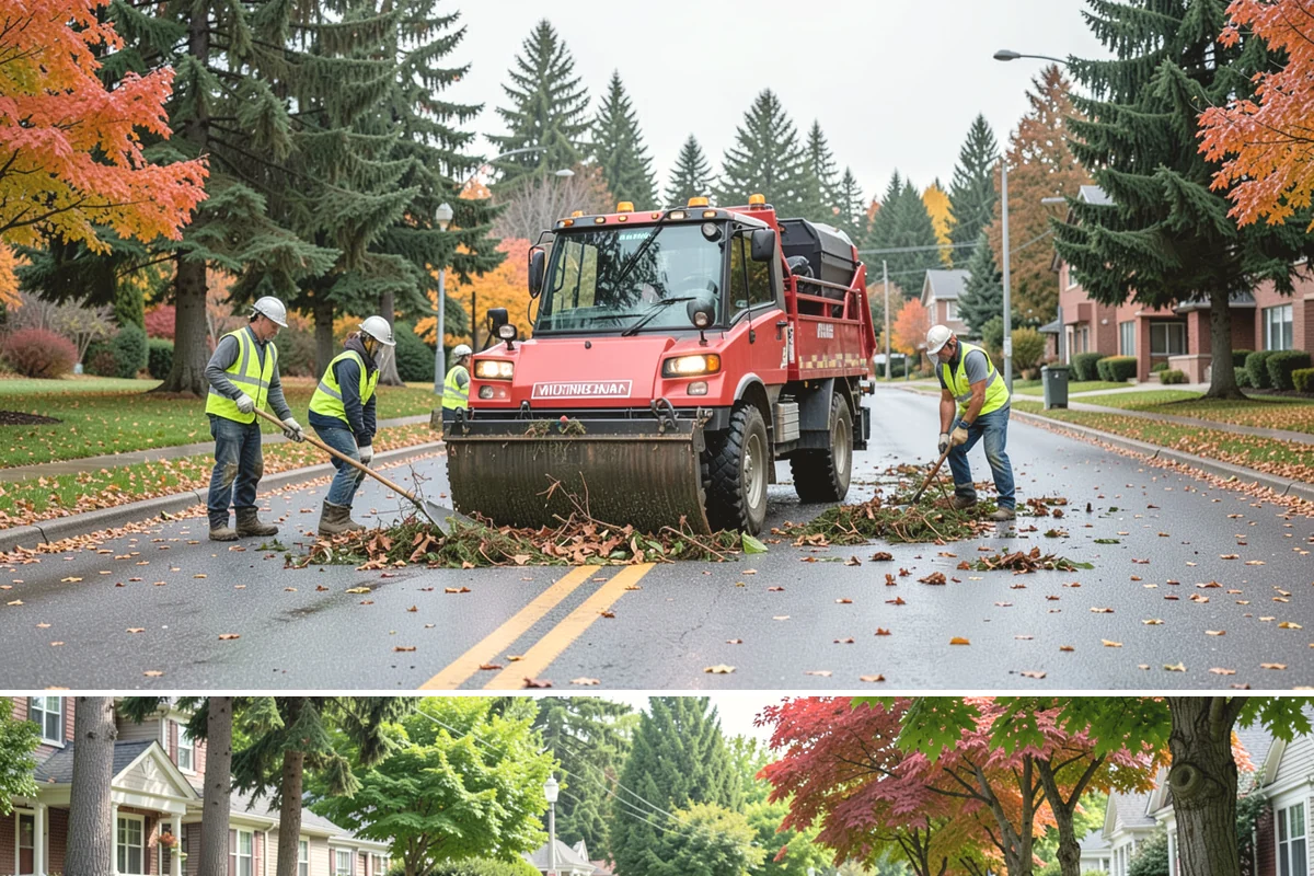 Regulatory Signs in Beaux Arts Village, King County, WA - Regulatory installs proceed in all seasons, though drier months ease footing work and reduce traffic-control complications on...