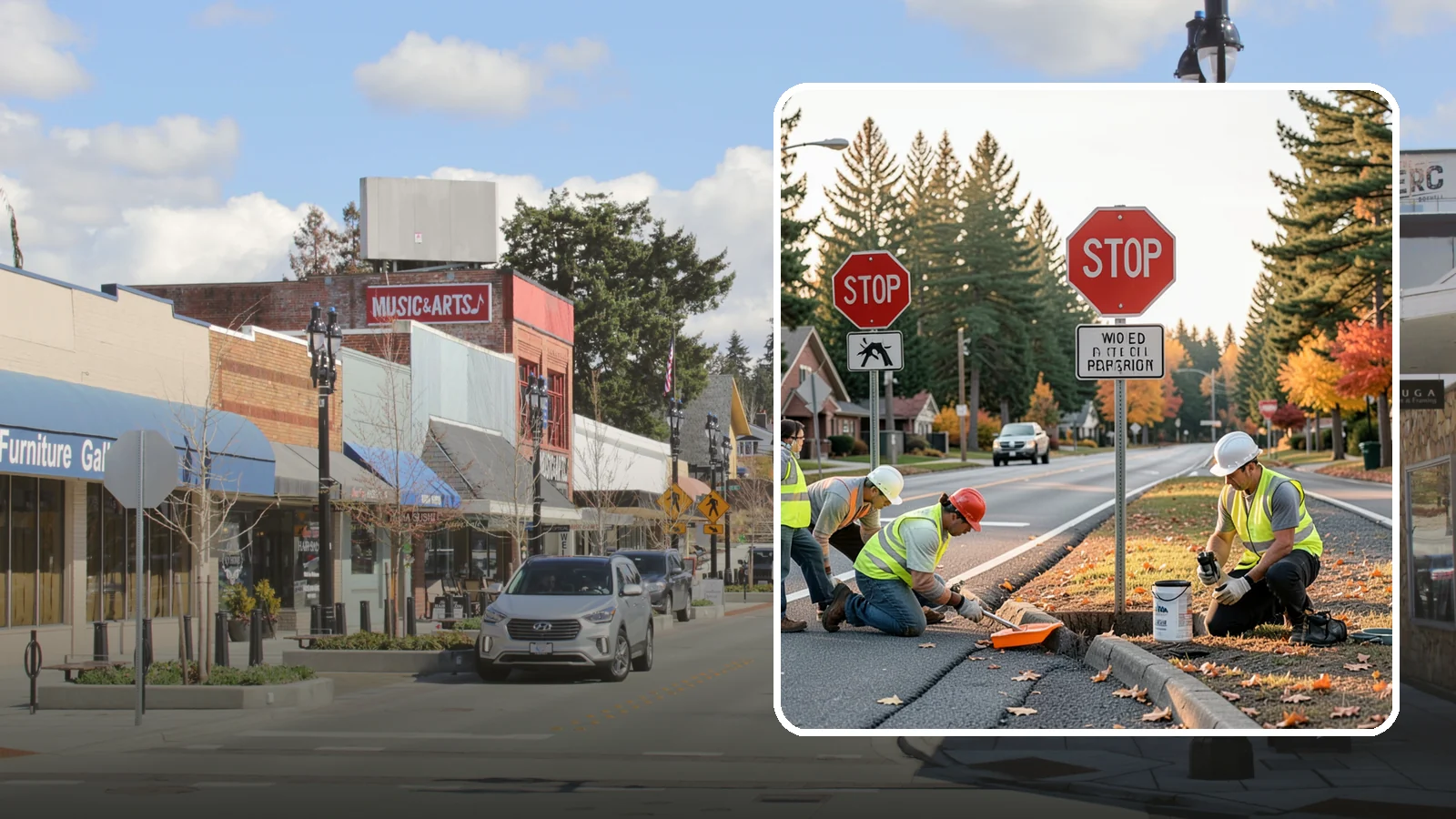 Regulatory Signs in Bothell, King County, WA - We install stop, yield, parking, speed, and other regulatory signs that carry the force of your municipal code.