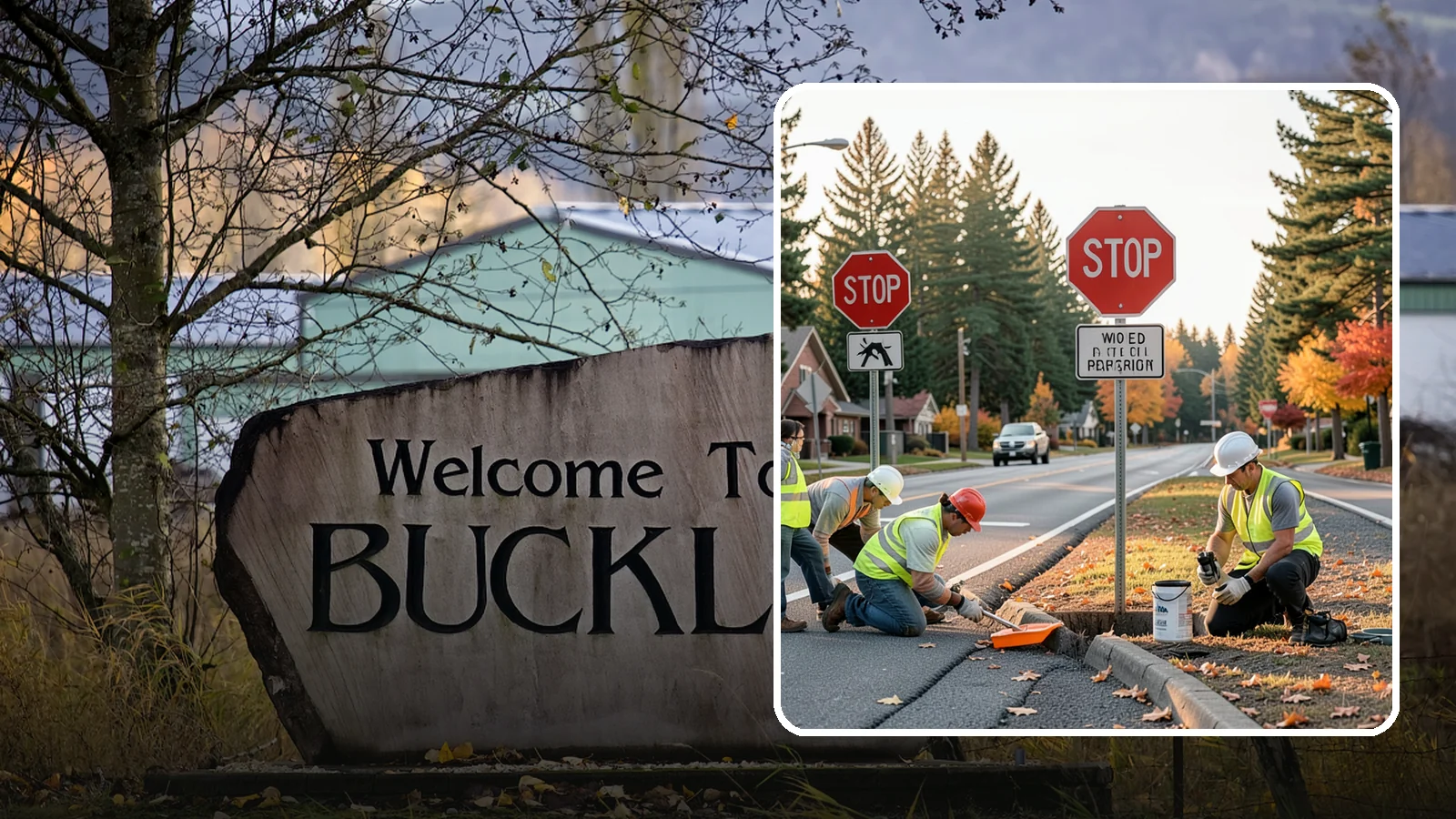 Regulatory Signs in Buckley, Pierce County, WA - We install stop, yield, parking, speed, and other regulatory signs that carry the force of your municipal code.