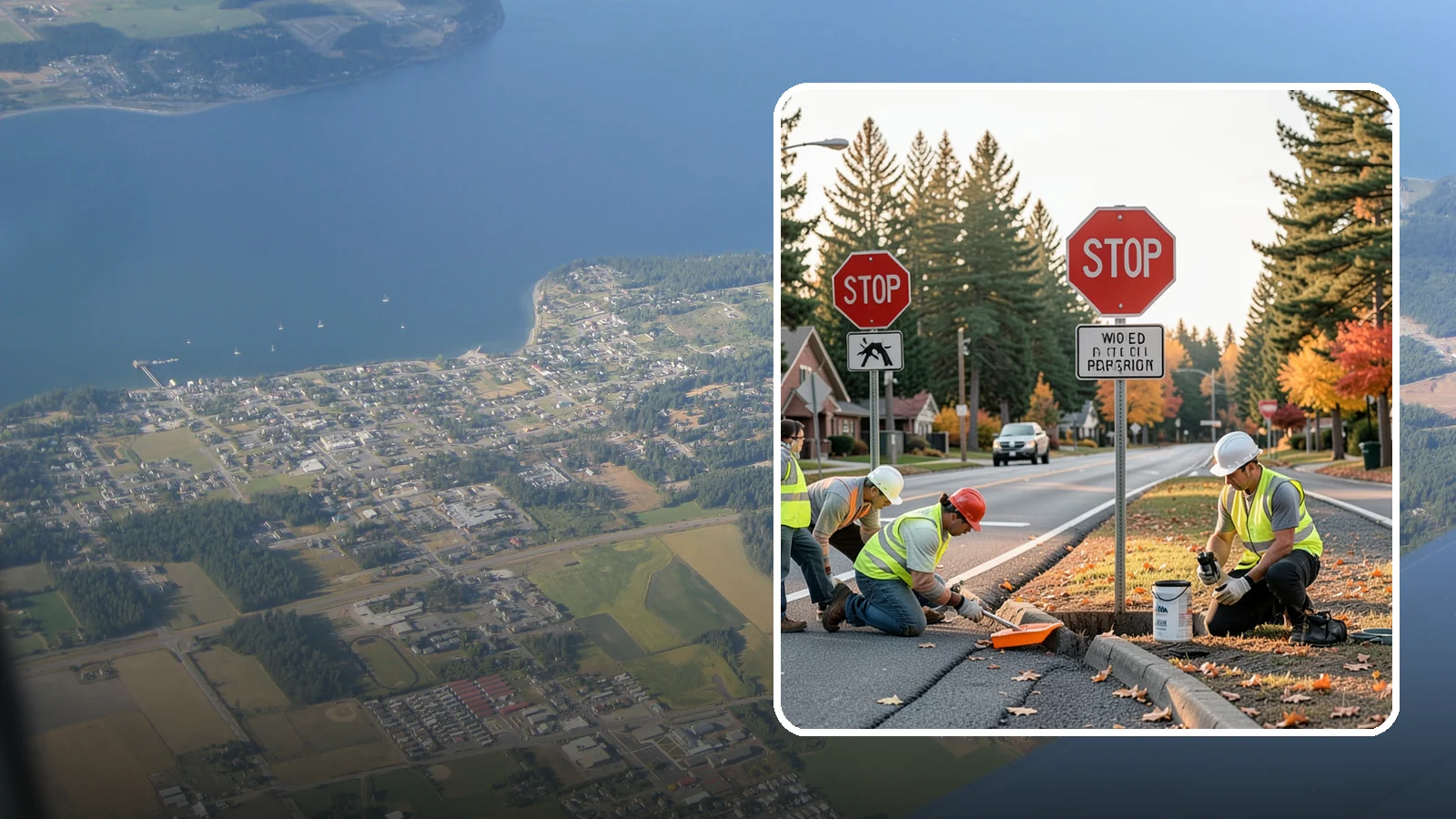 Regulatory Signs in Coupeville, Island County, WA - We install stop, yield, parking, speed, and other regulatory signs that carry the force of your municipal code.