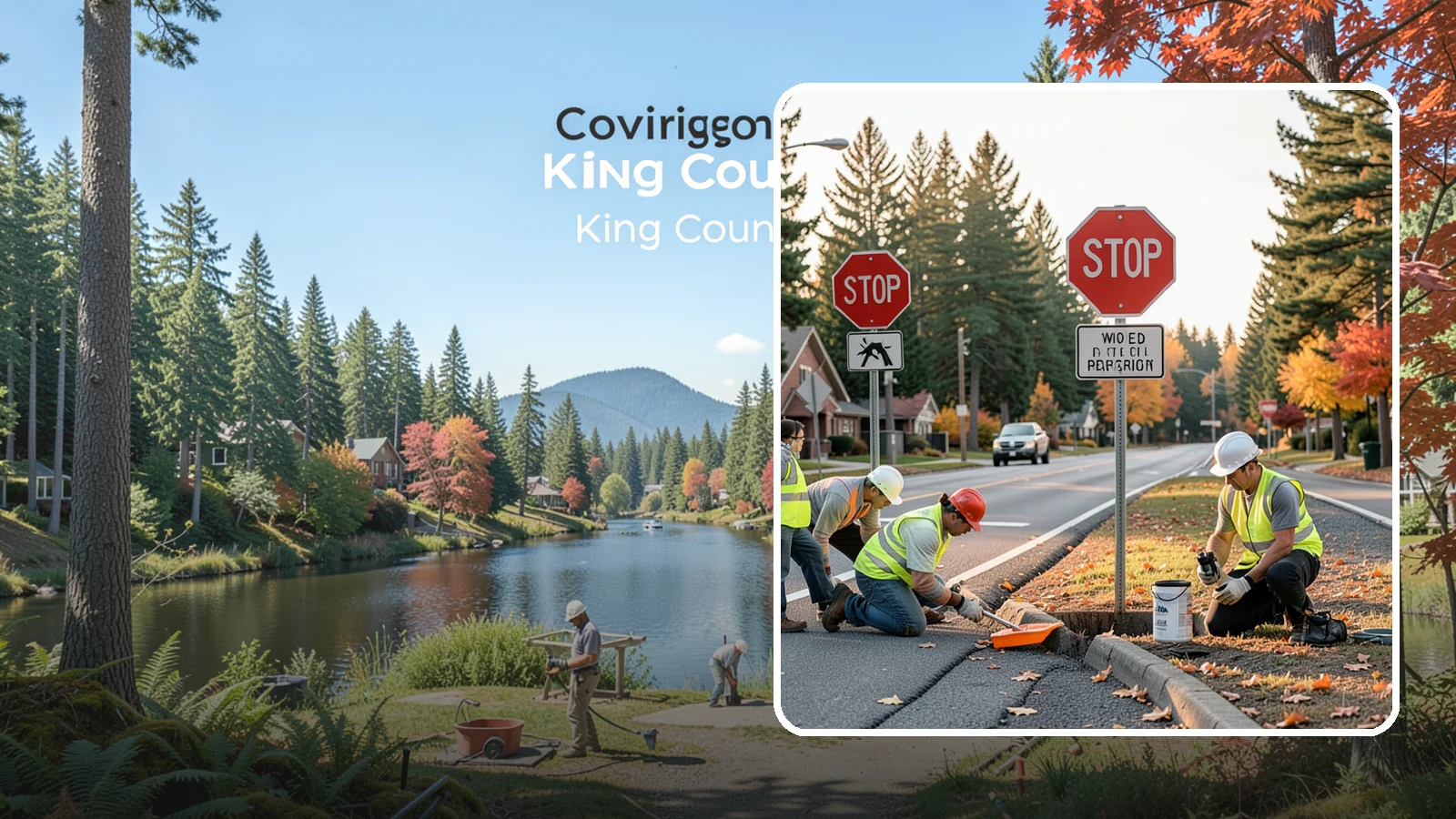 Regulatory Signs in Covington, King County, WA - We install stop, yield, parking, speed, and other regulatory signs that carry the force of your municipal code.