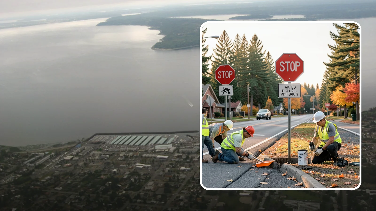 Regulatory Signs in Des Moines, King County, WA - We install stop, yield, parking, speed, and other regulatory signs that carry the force of your municipal code.