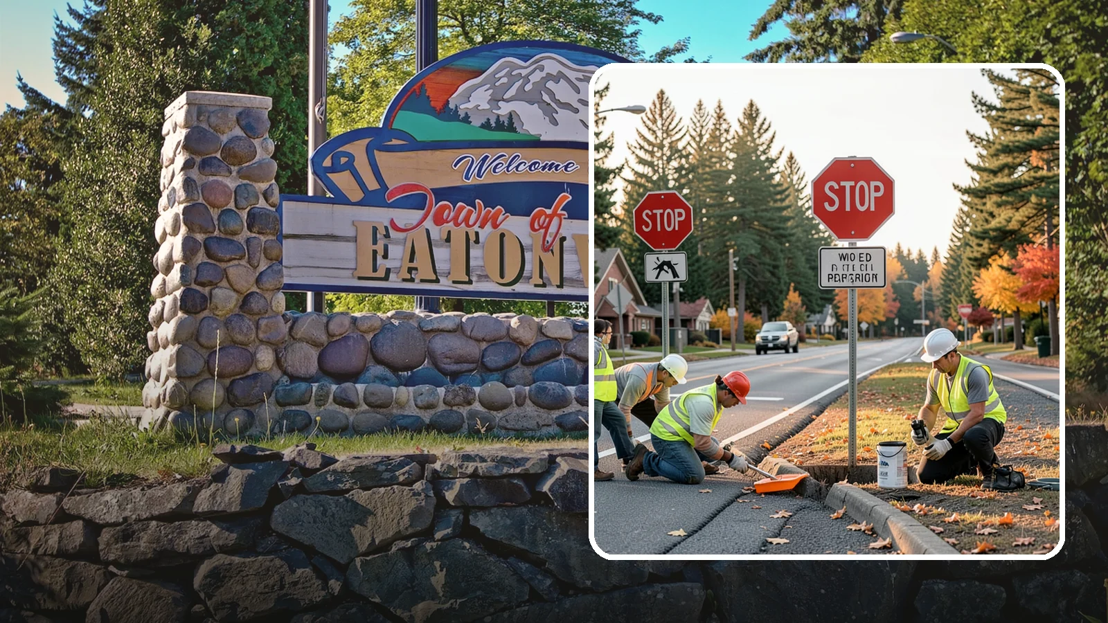 Regulatory Signs in Eatonville, Pierce County, WA - We install stop, yield, parking, speed, and other regulatory signs that carry the force of your municipal code.