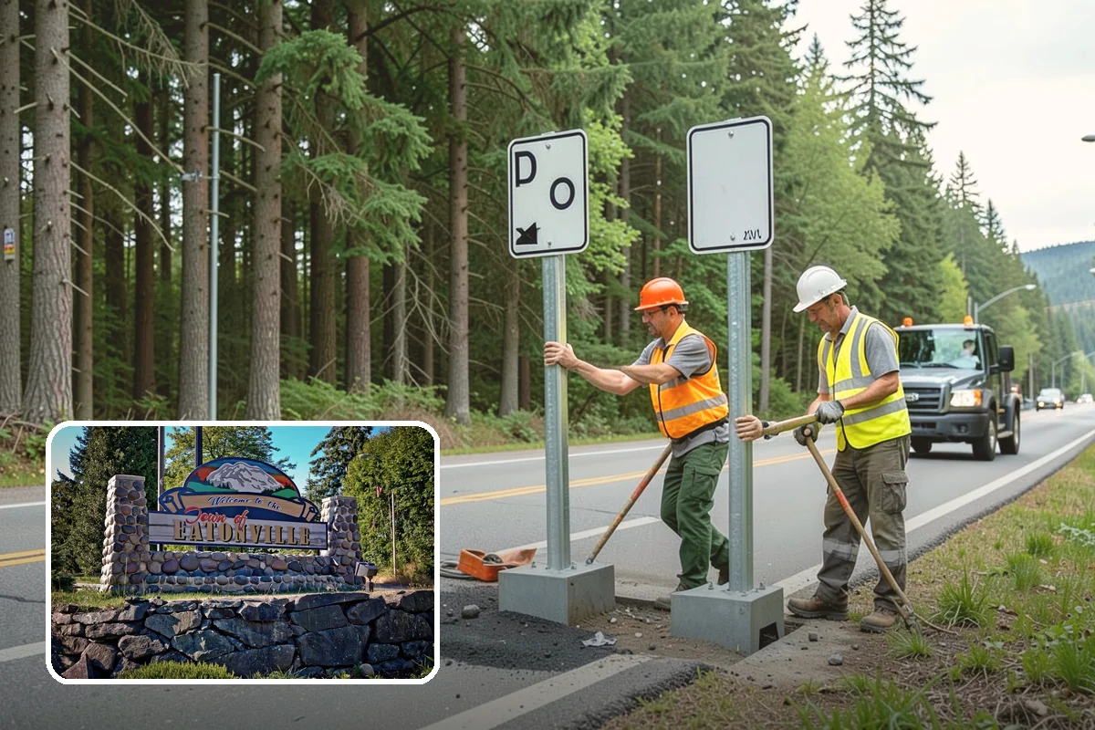 Regulatory Signs in Eatonville, Pierce County, WA - Enforceable placement that withstands legal and code scrutiny