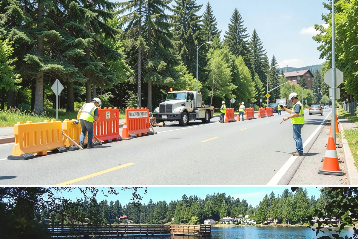 Regulatory Signs in Federal Way, King County, WA - Regulatory installs proceed in all seasons, though drier months ease footing work and reduce traffic-control complications on...