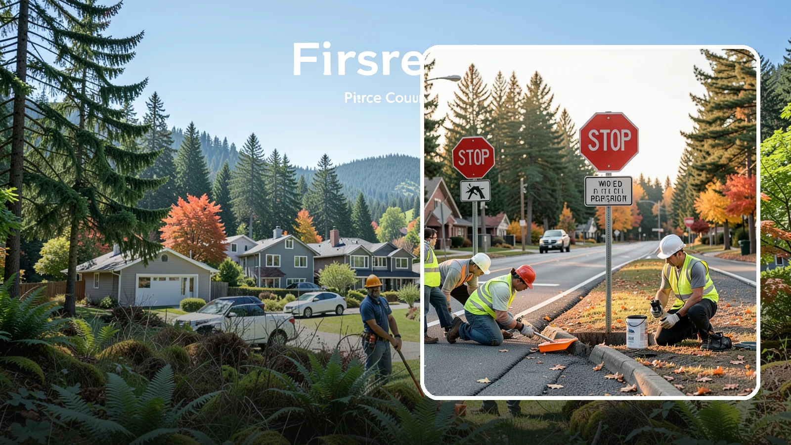 Regulatory Signs in Fircrest, Pierce County, WA - We install stop, yield, parking, speed, and other regulatory signs that carry the force of your municipal code.