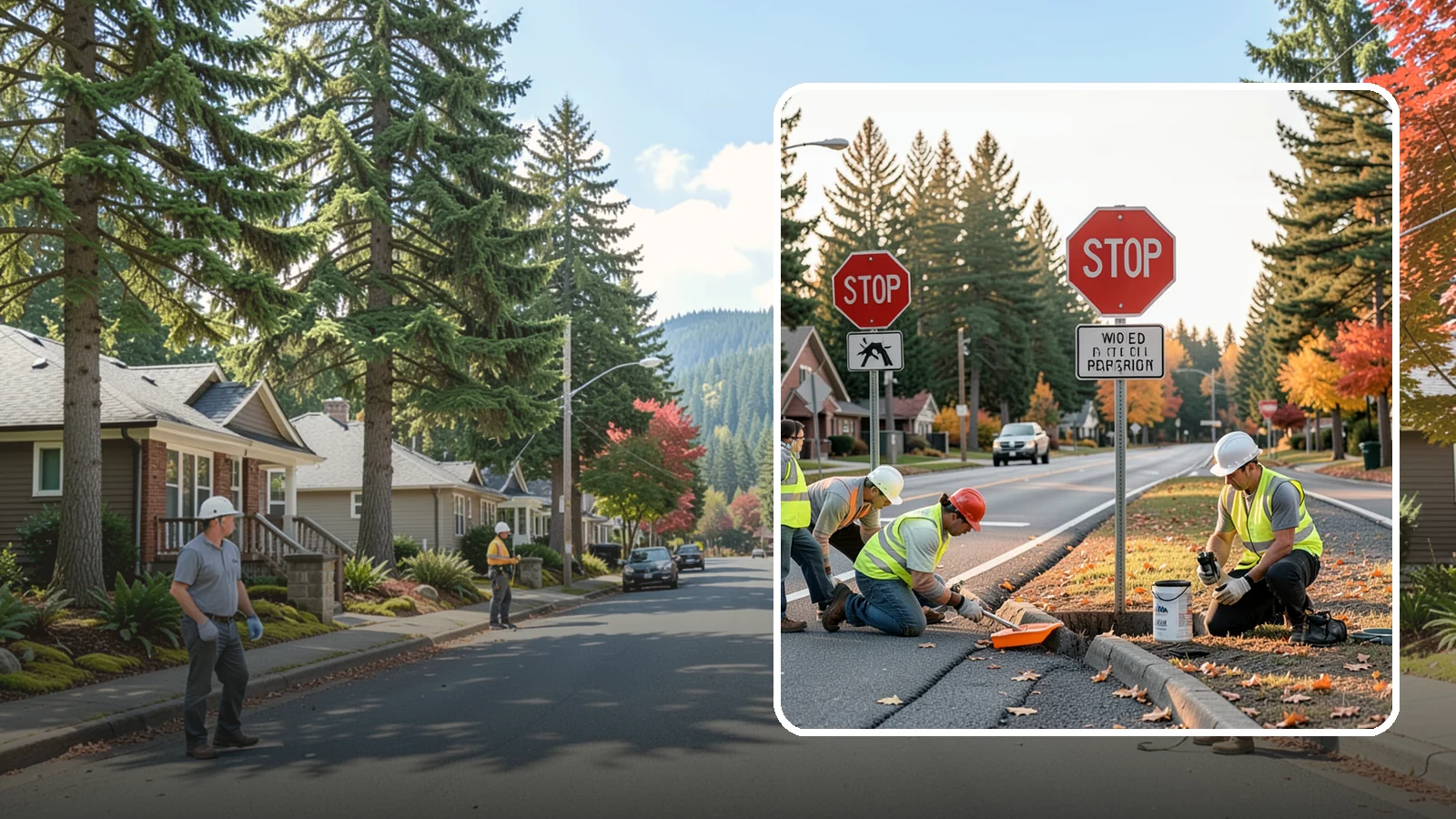 Regulatory Signs in Hunts Point, King County, WA - We install stop, yield, parking, speed, and other regulatory signs that carry the force of your municipal code.