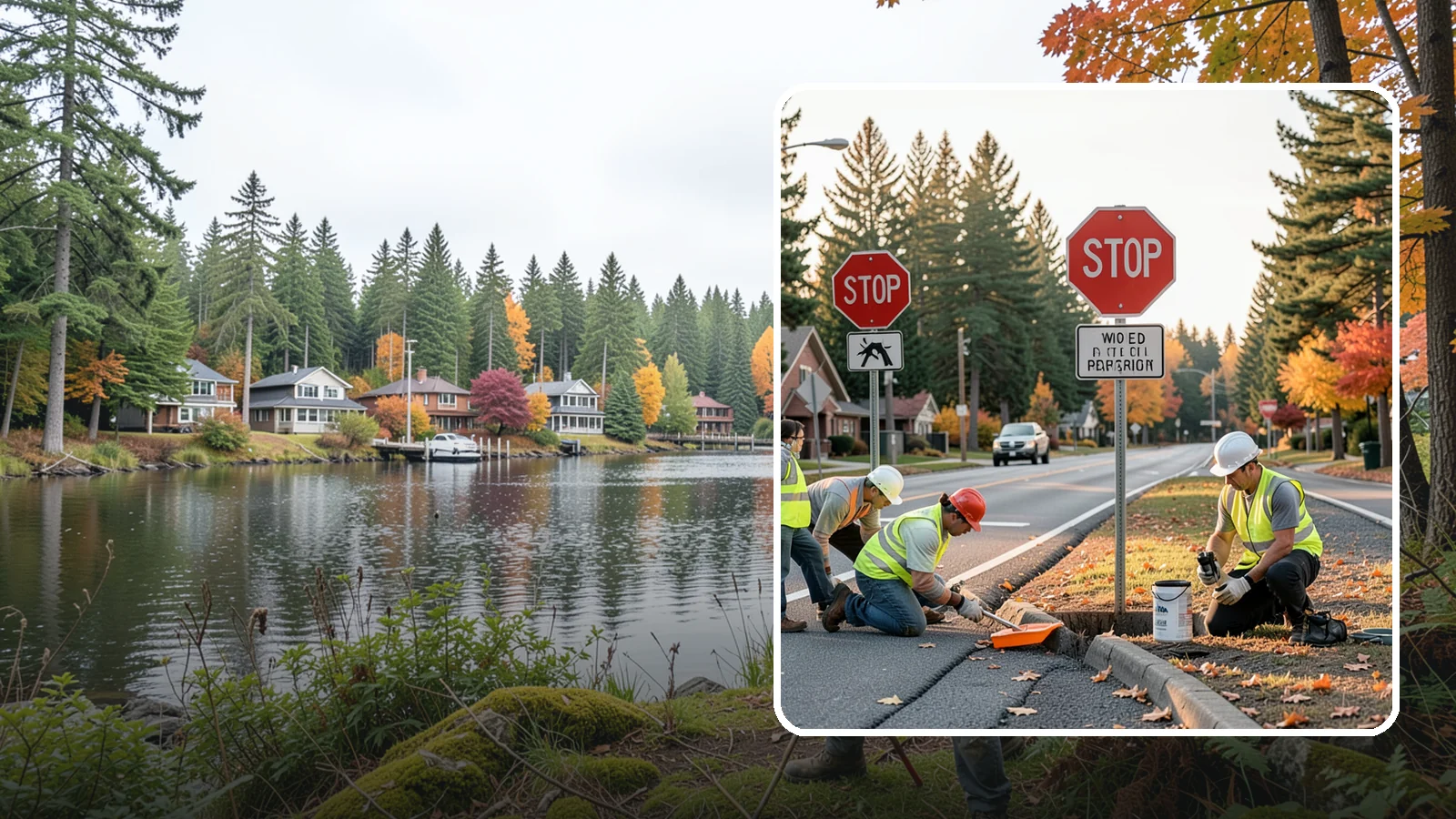 Regulatory Signs in La Conner, Skagit County, WA - We install stop, yield, parking, speed, and other regulatory signs that carry the force of your municipal code.