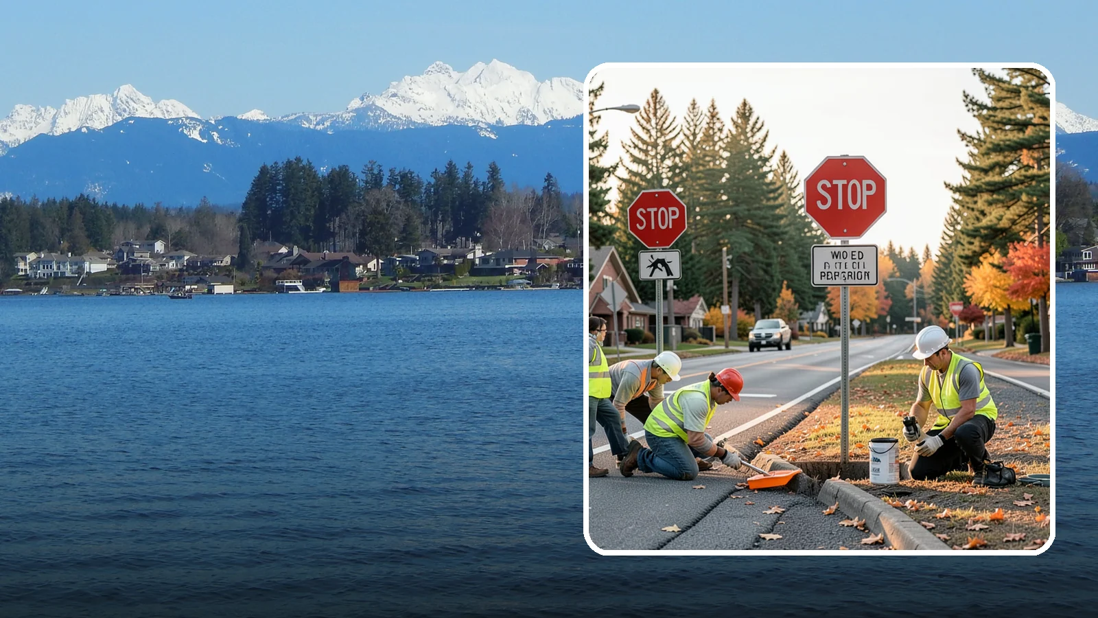 Regulatory Signs in Lake Stevens, Snohomish County, WA - We install stop, yield, parking, speed, and other regulatory signs that carry the force of your municipal code.