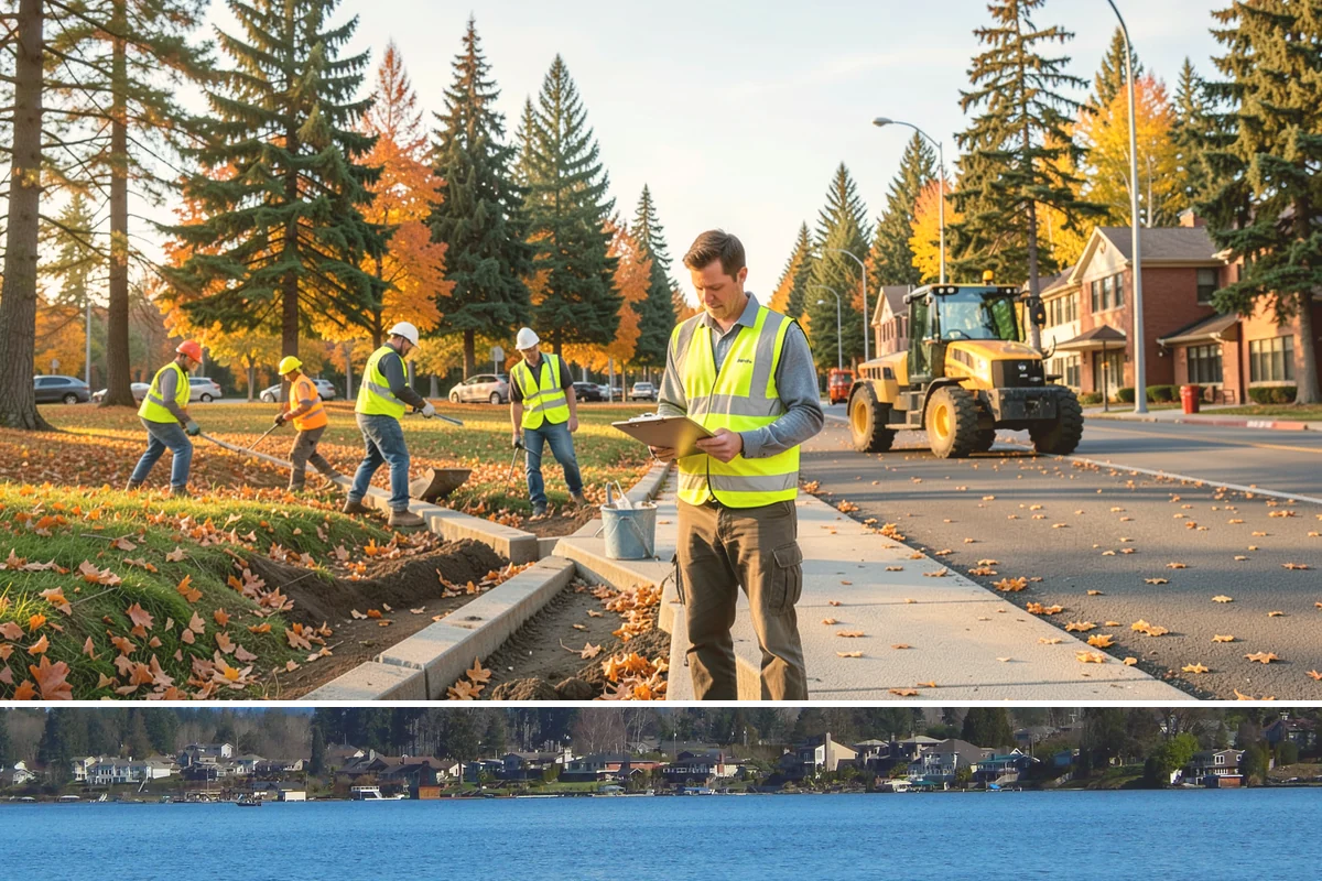 Regulatory Signs in Lake Stevens, Snohomish County, WA - Regulatory installs proceed in all seasons, though drier months ease footing work and reduce traffic-control complications on...