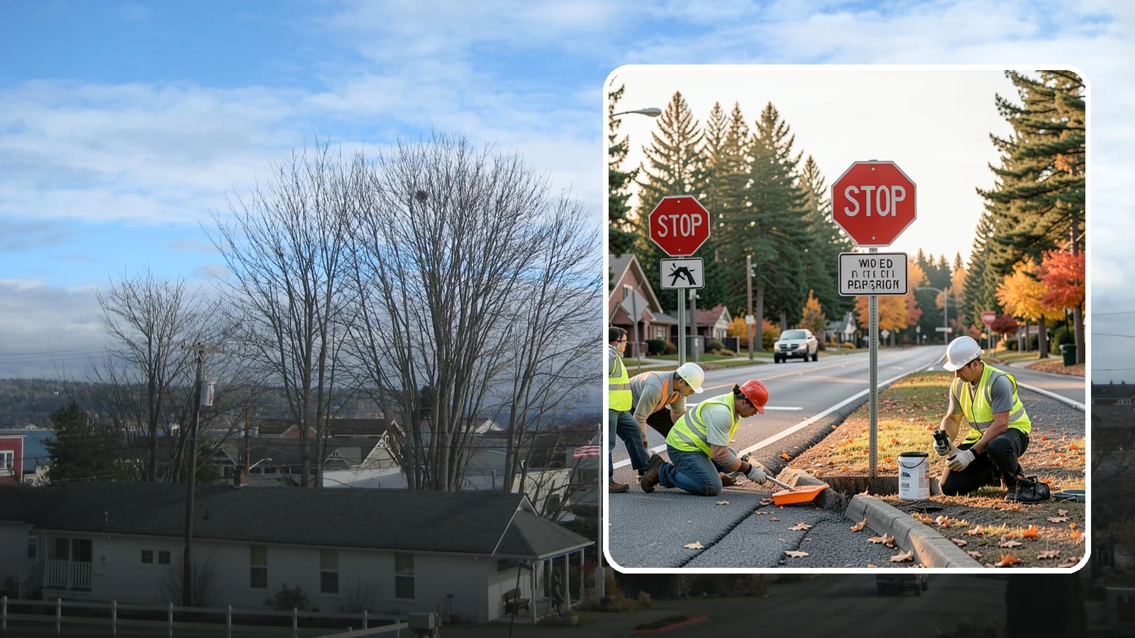 Regulatory Signs in Langley, Island County, WA - We install stop, yield, parking, speed, and other regulatory signs that carry the force of your municipal code.