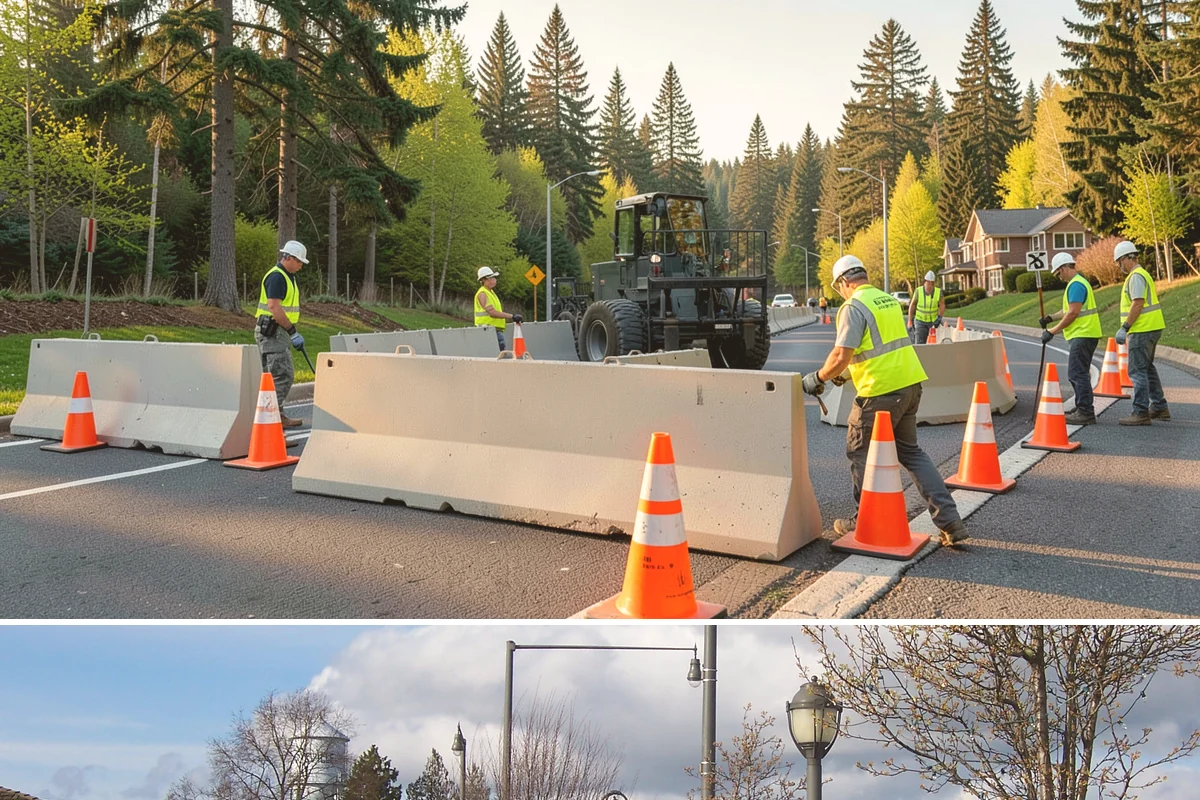 Regulatory Signs in Marysville, Snohomish County, WA - Regulatory installs proceed in all seasons, though drier months ease footing work and reduce traffic-control complications on...