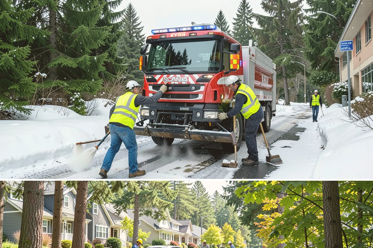 Regulatory Signs in Normandy Park, King County, WA - Regulatory installs proceed in all seasons, though drier months ease footing work and reduce traffic-control complications on...